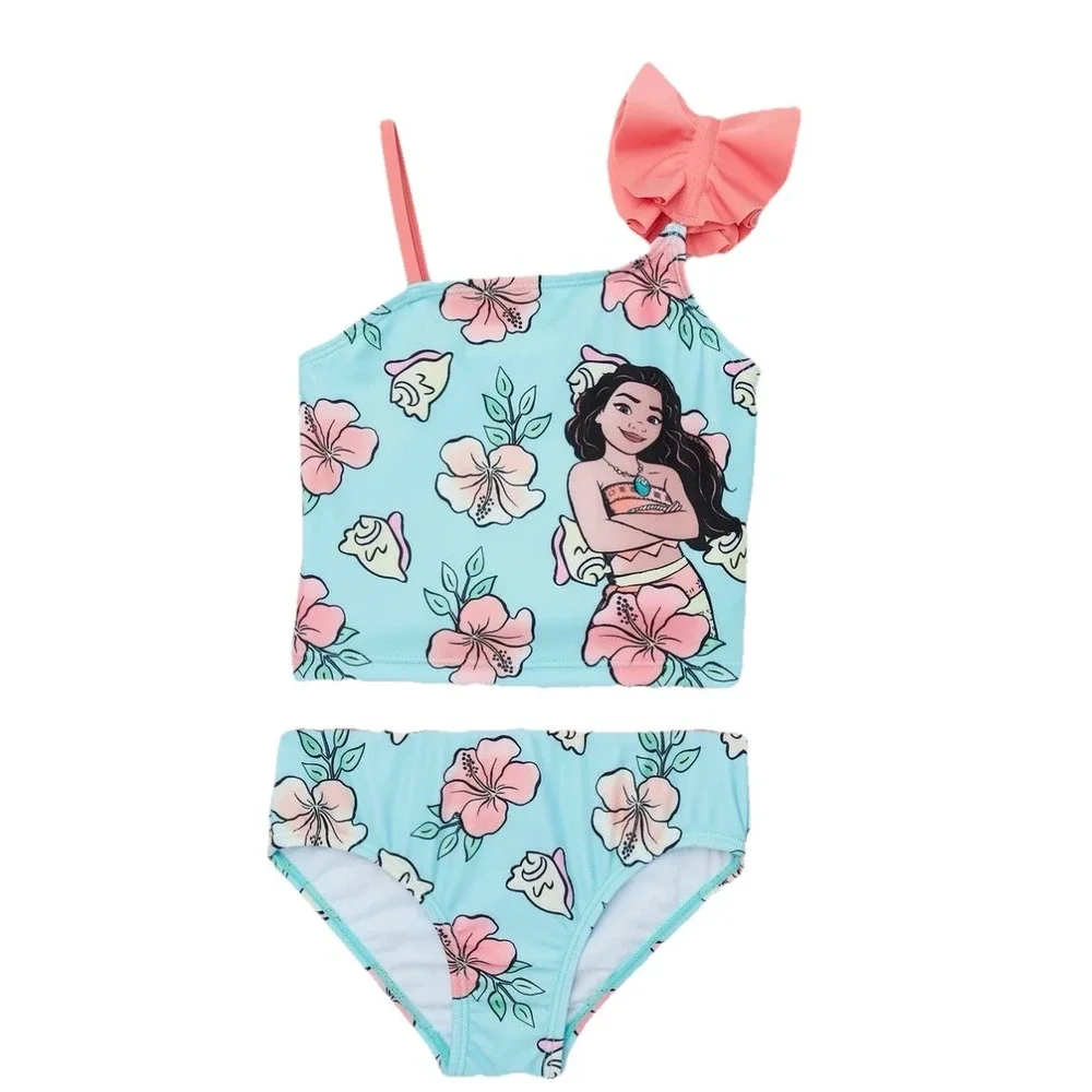 NWT Disney Baby 18M Moana Ruffle 2 Piece Swimsuit Swim Suit Tankini UPF 50+